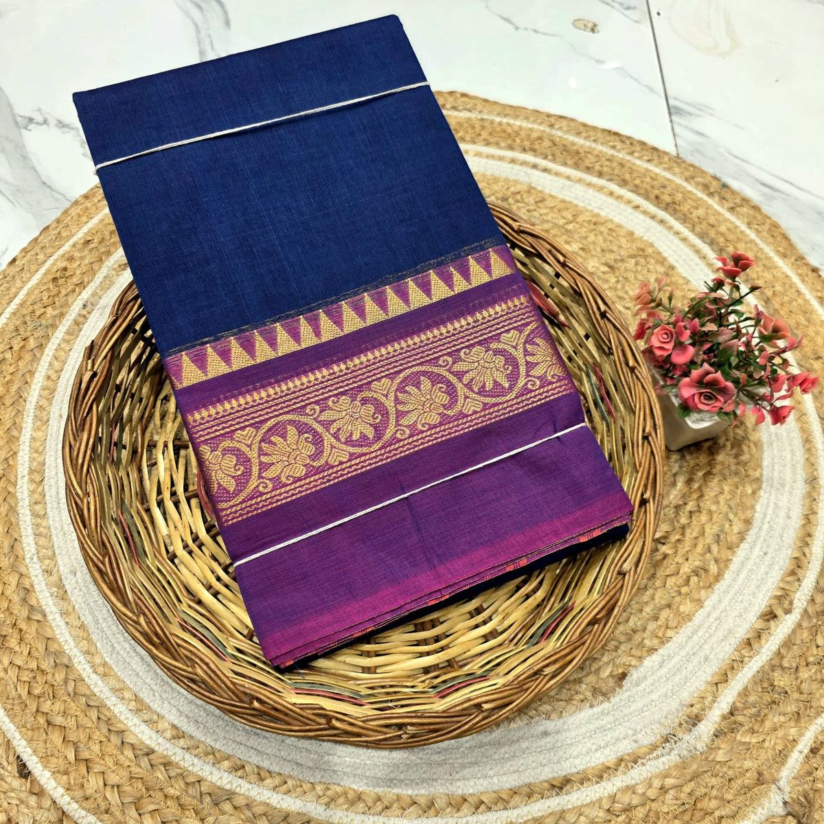 Chettinad Cotton Saree ( Without blouse )