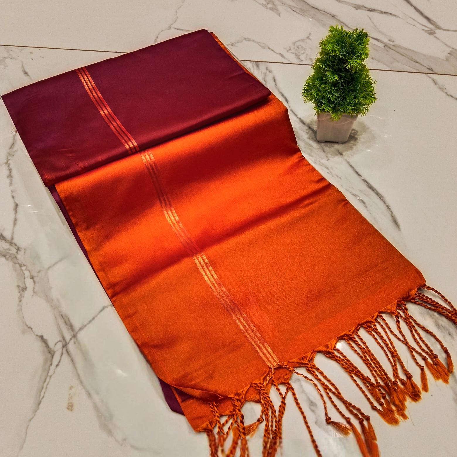 Plain Luxury Soft Silk Sarees With Jacquard blouse