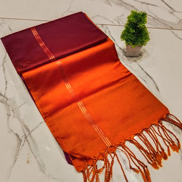 Plain Luxury Soft Silk Sarees With Jacquard blouse
