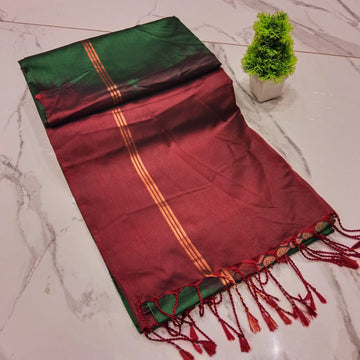 Plain Luxury Soft Silk Sarees With Jacquard blouse