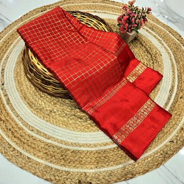 Foil Printing Saree
