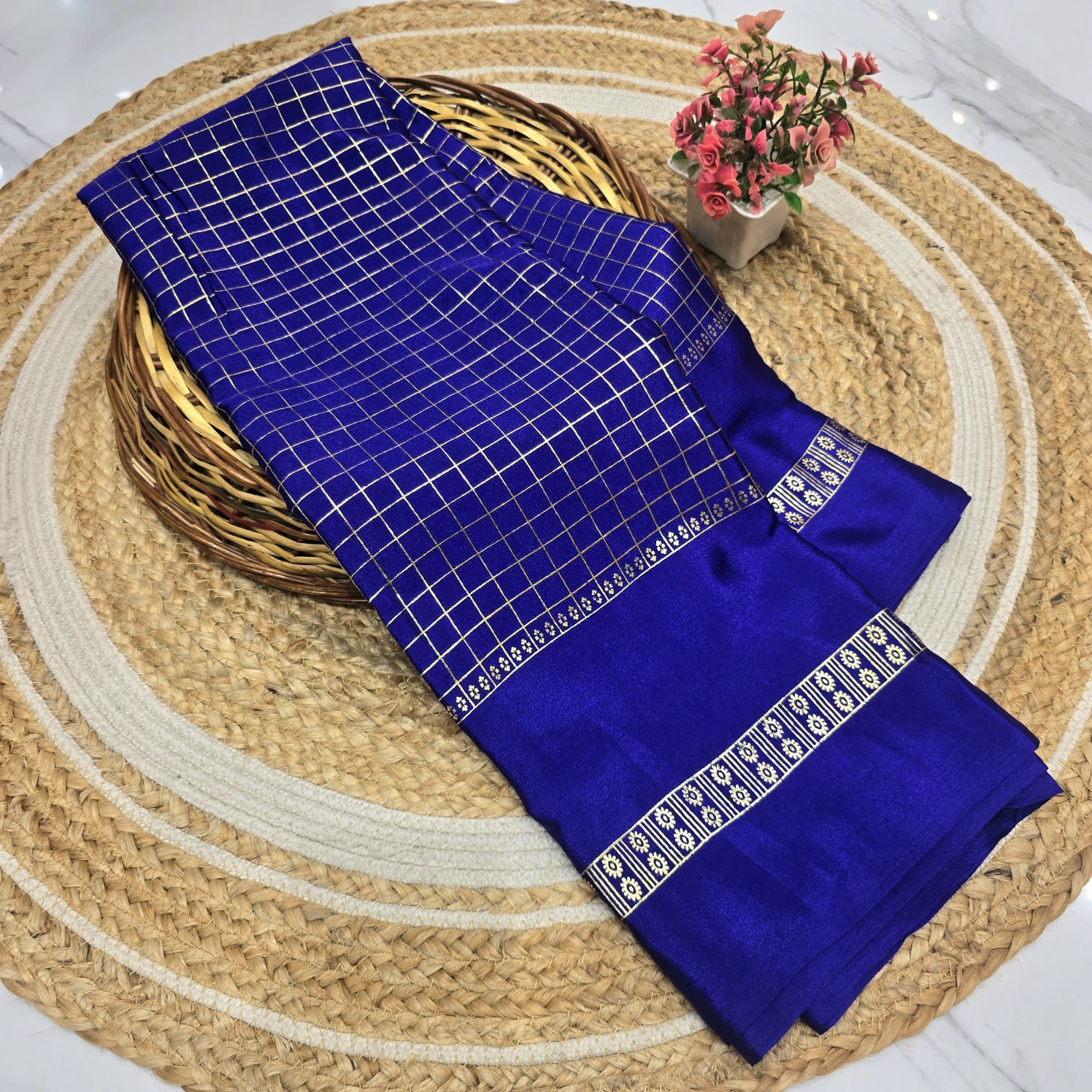 Foil Printing Saree