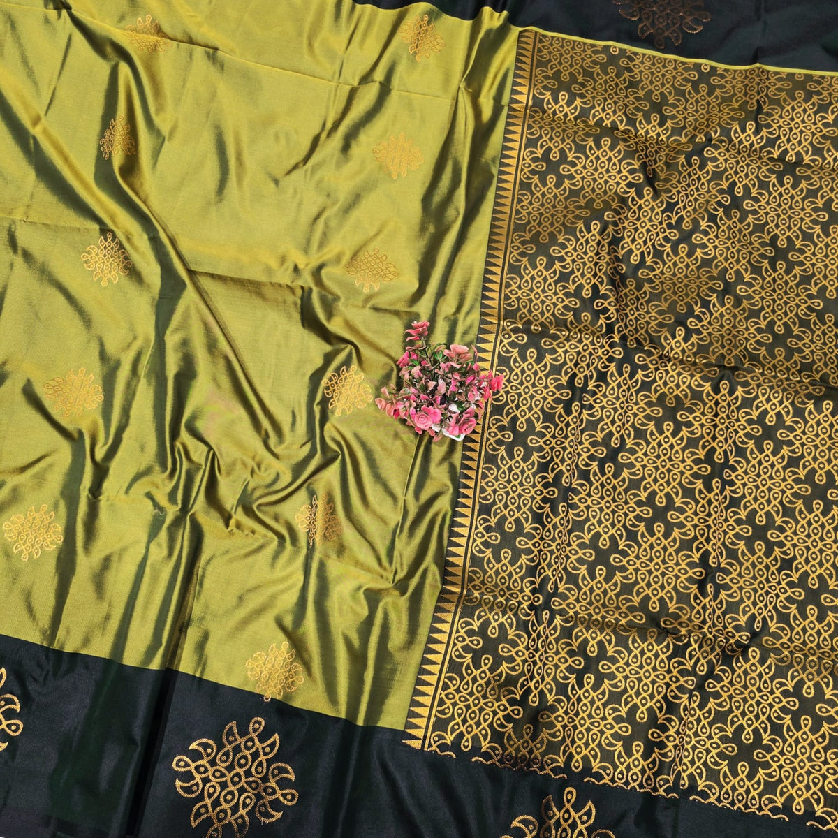 Kolam design saree