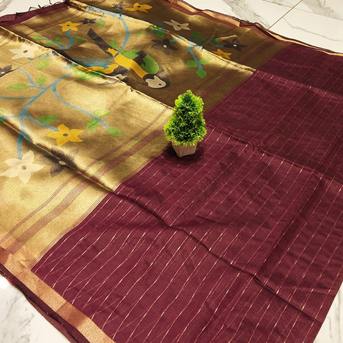 FANCY BRIDAL SOFT COTTON SAREE