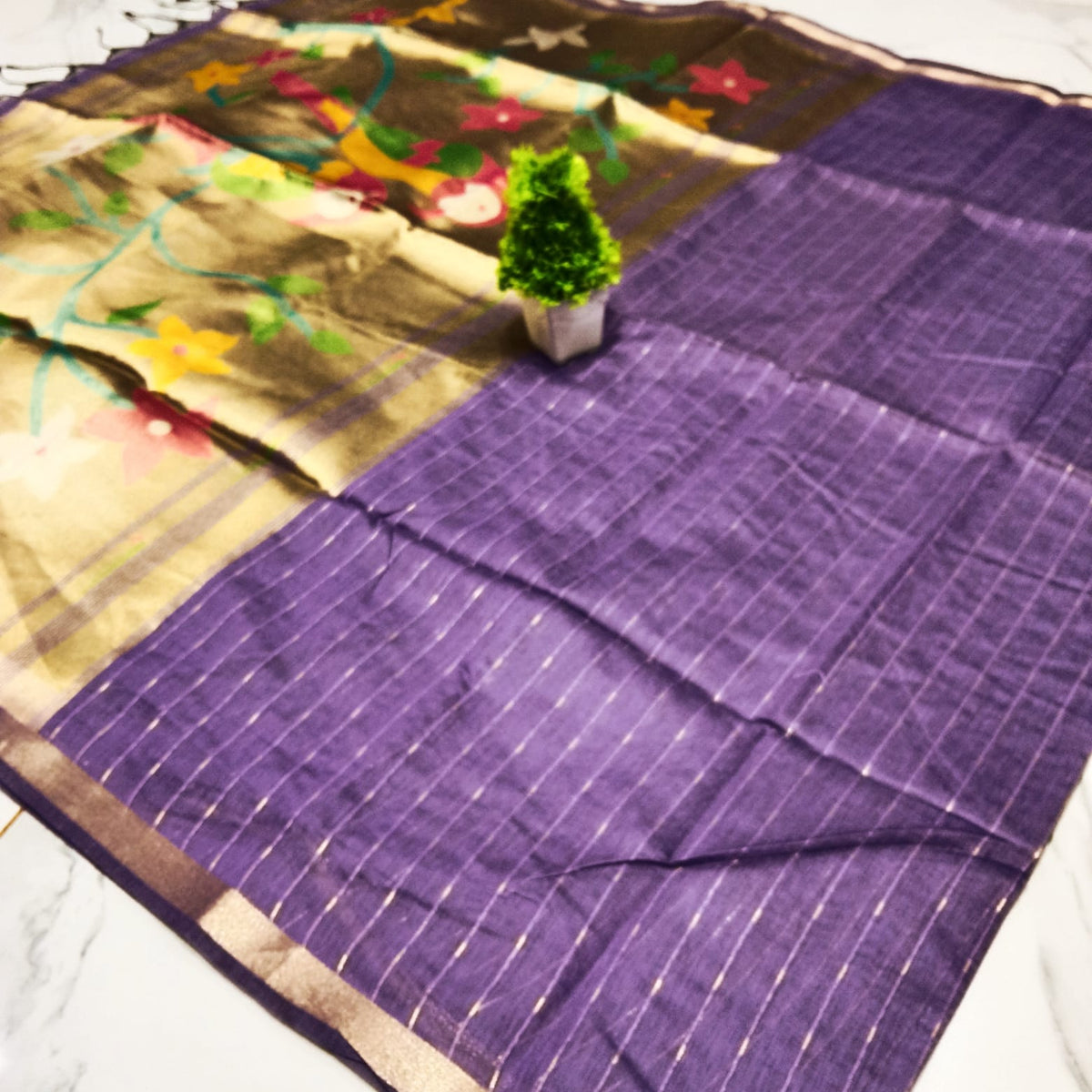 FANCY BRIDAL SOFT COTTON SAREE
