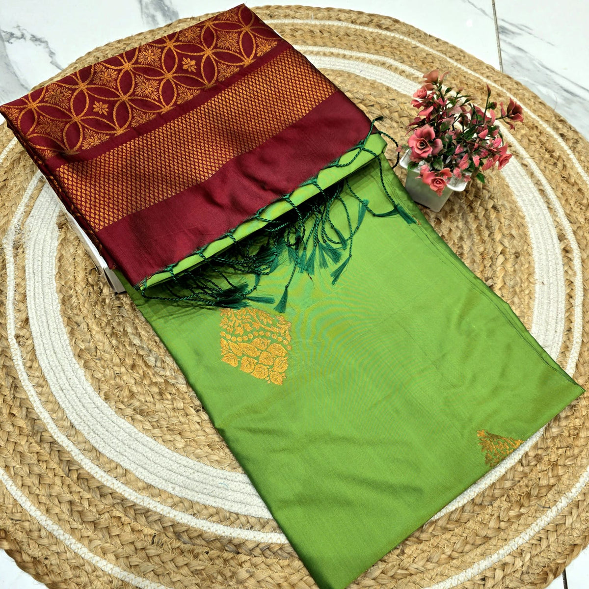 Luxury Soft Silk Saree ( Same Colour only dispatch )