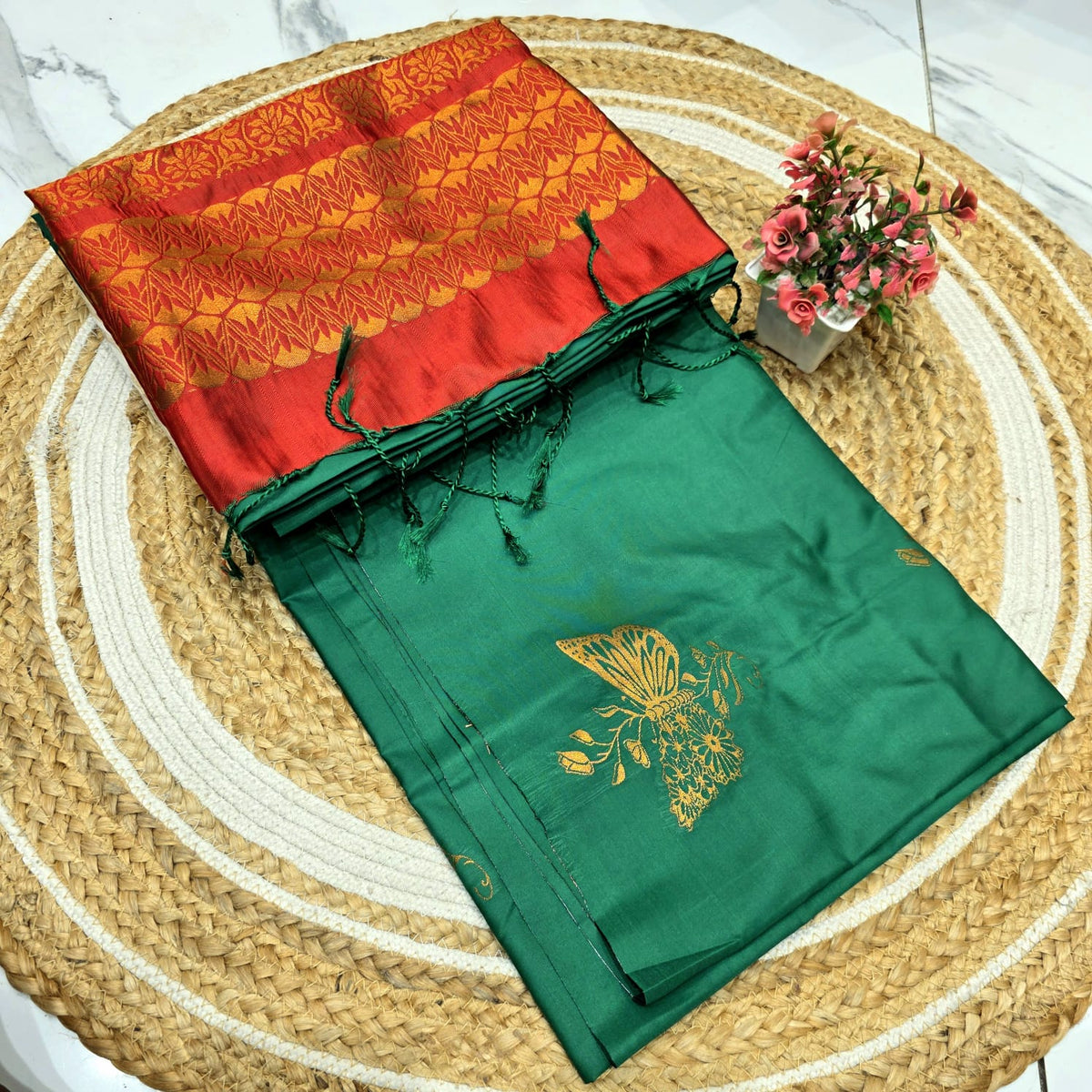 Luxury Soft Silk Saree ( Same Colour only dispatch )