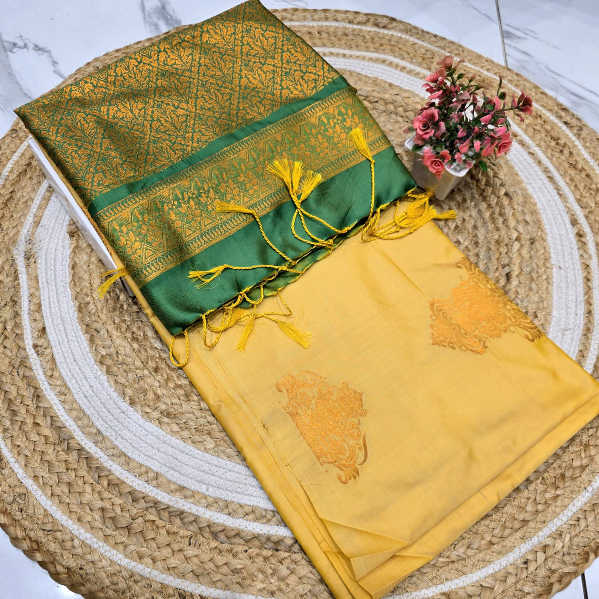 Luxury Soft Silk Saree ( Same Colour only dispatch )