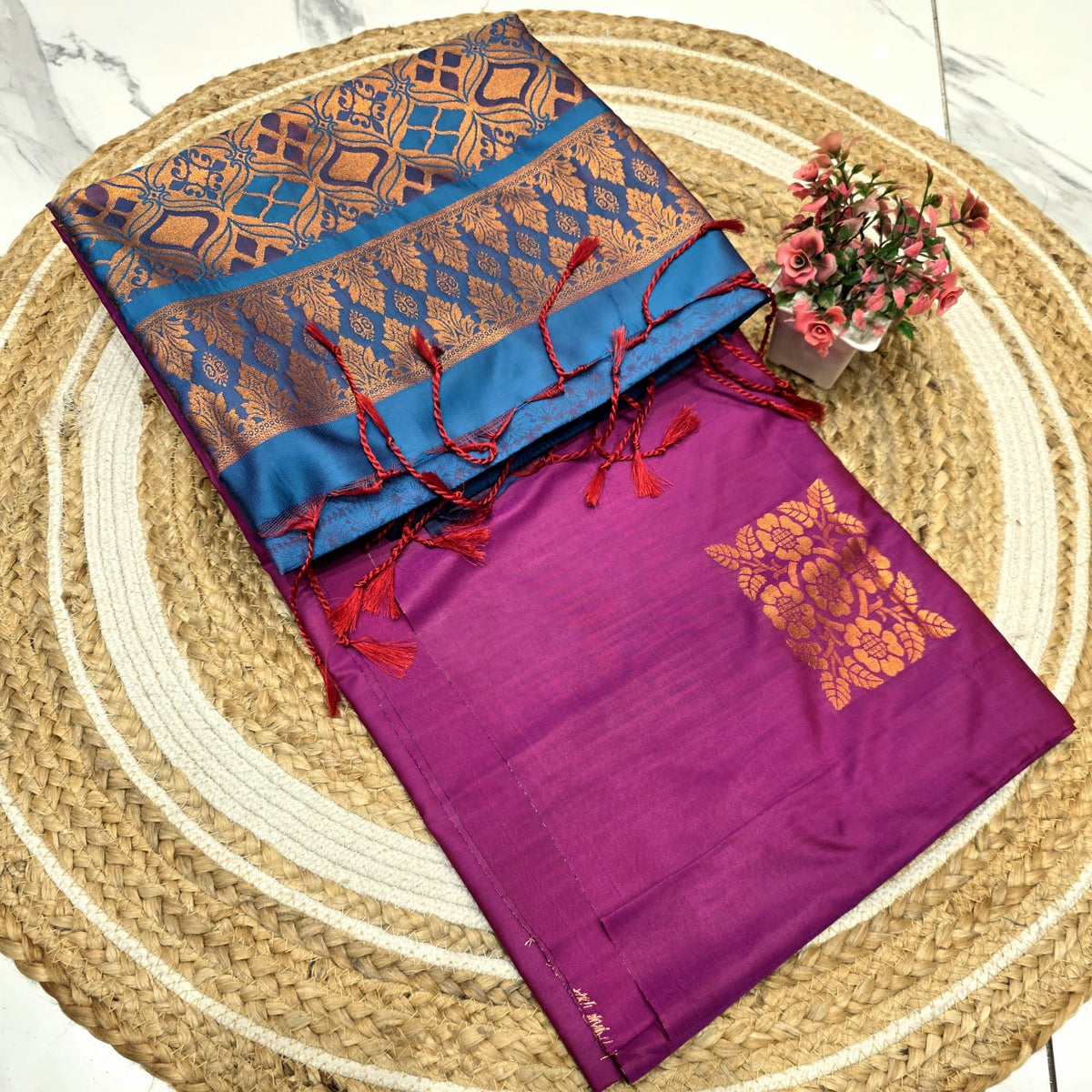 Luxury Soft Silk Saree ( Same Colour only dispatch )
