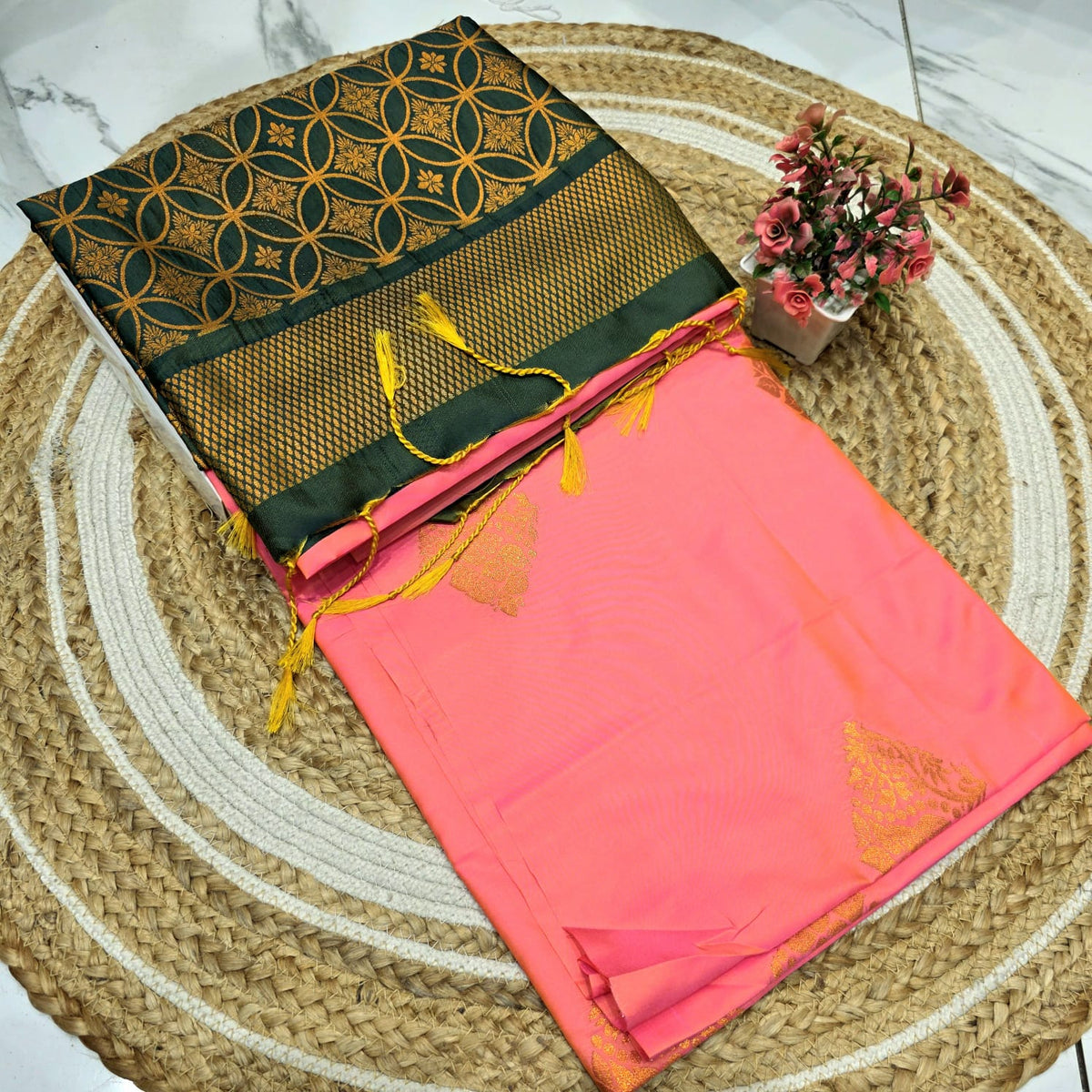 Luxury Soft Silk Saree ( Same Colour only dispatch )
