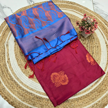 Luxury Soft Silk Saree ( Same Colour only dispatch )