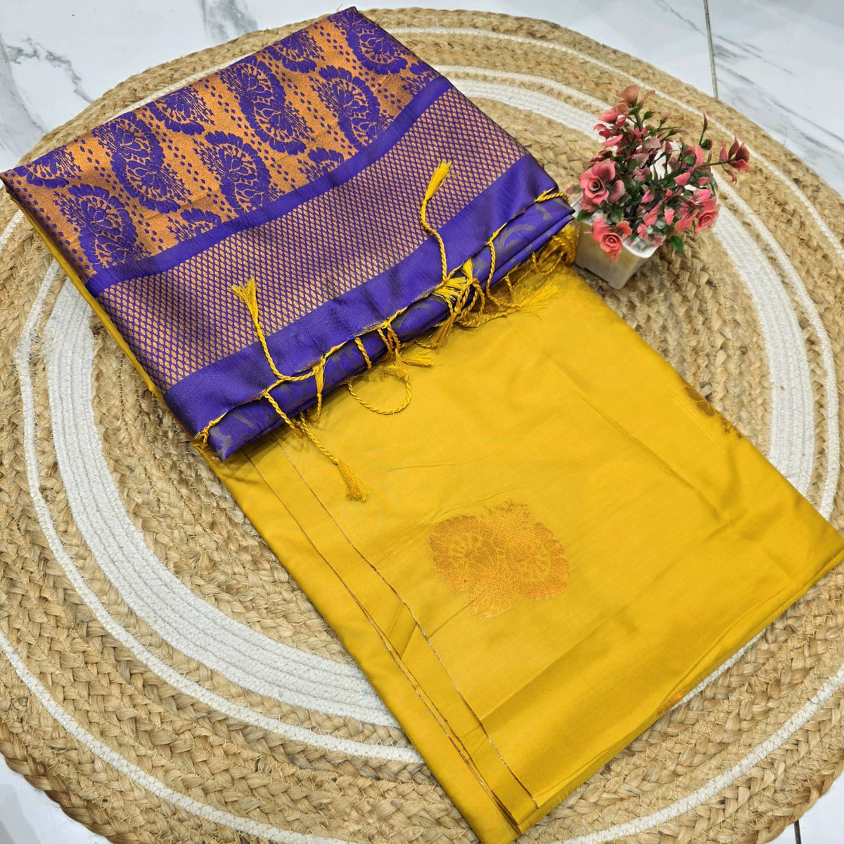 Luxury Soft Silk Saree ( Same Colour only dispatch )