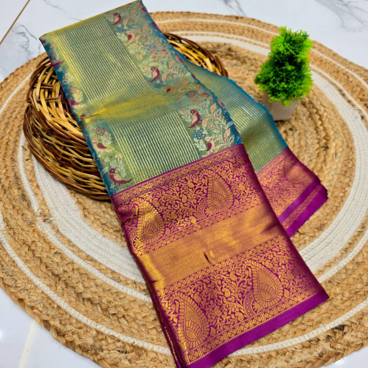 Exquisite Bridal Soft Silk Saree