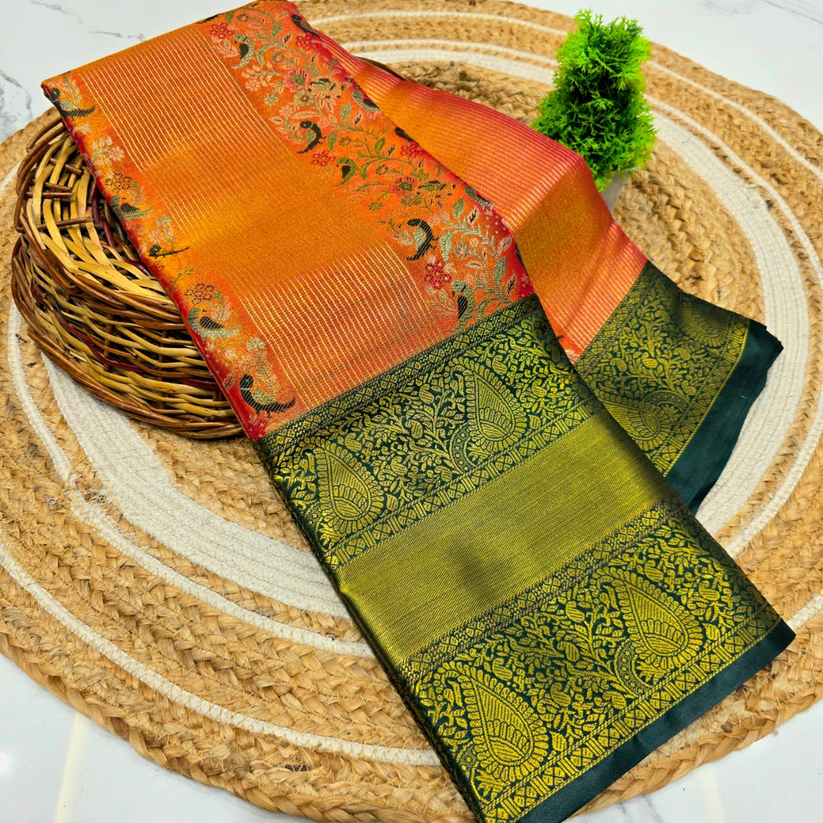 Exquisite Bridal Soft Silk Saree