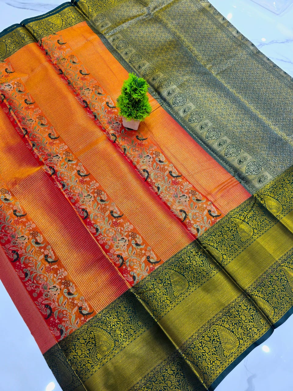 Exquisite Bridal Soft Silk Saree