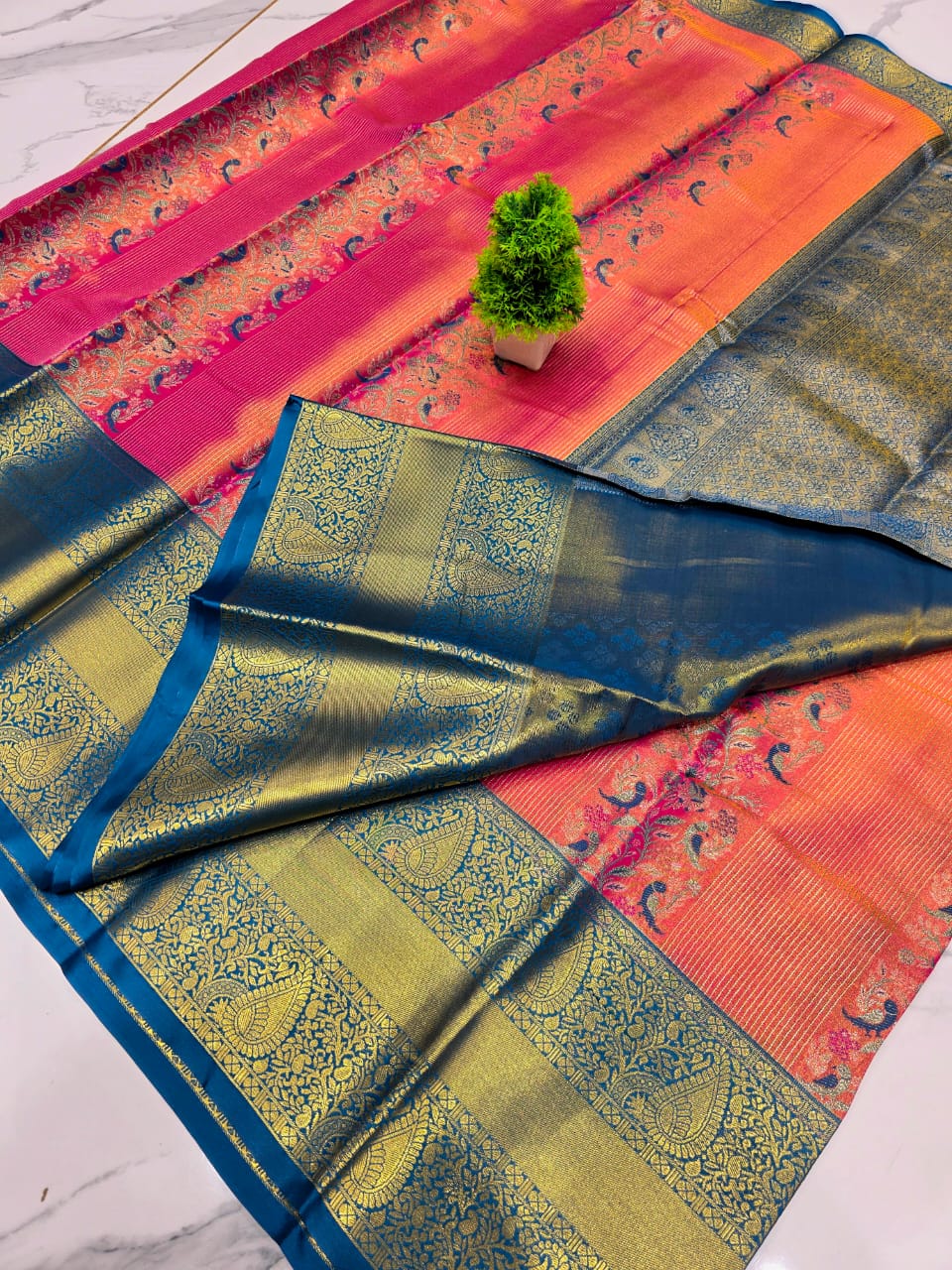 Exquisite Bridal Soft Silk Saree