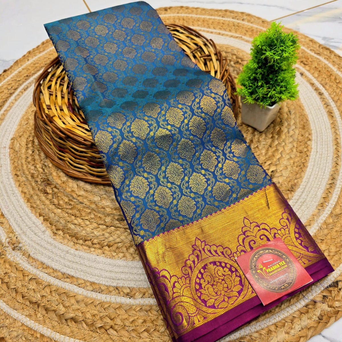 Half Mixed Silk saree