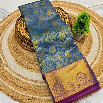 Half Mixed Silk saree