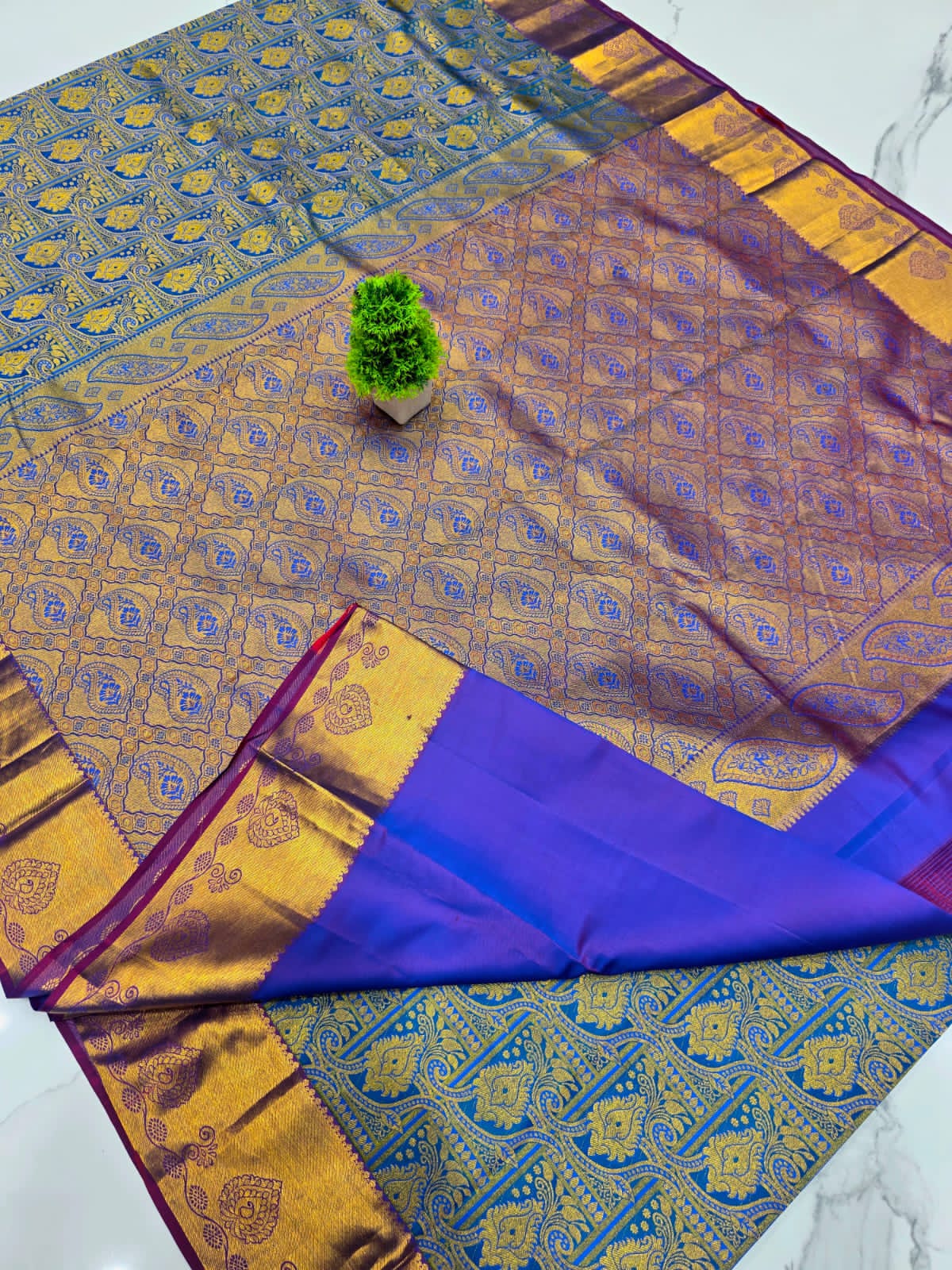 Half Mixed Silk saree