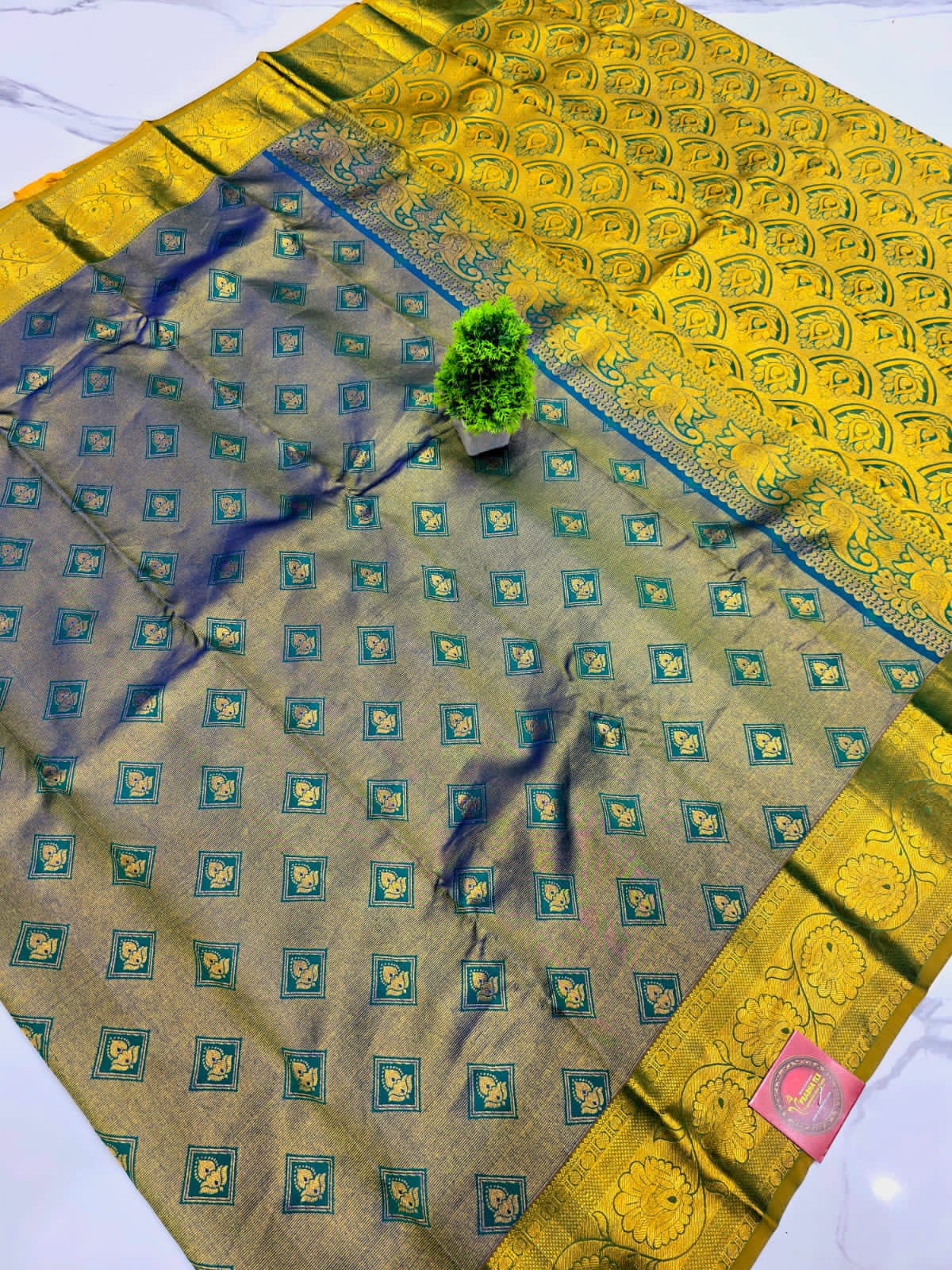 Half Mixed Silk saree