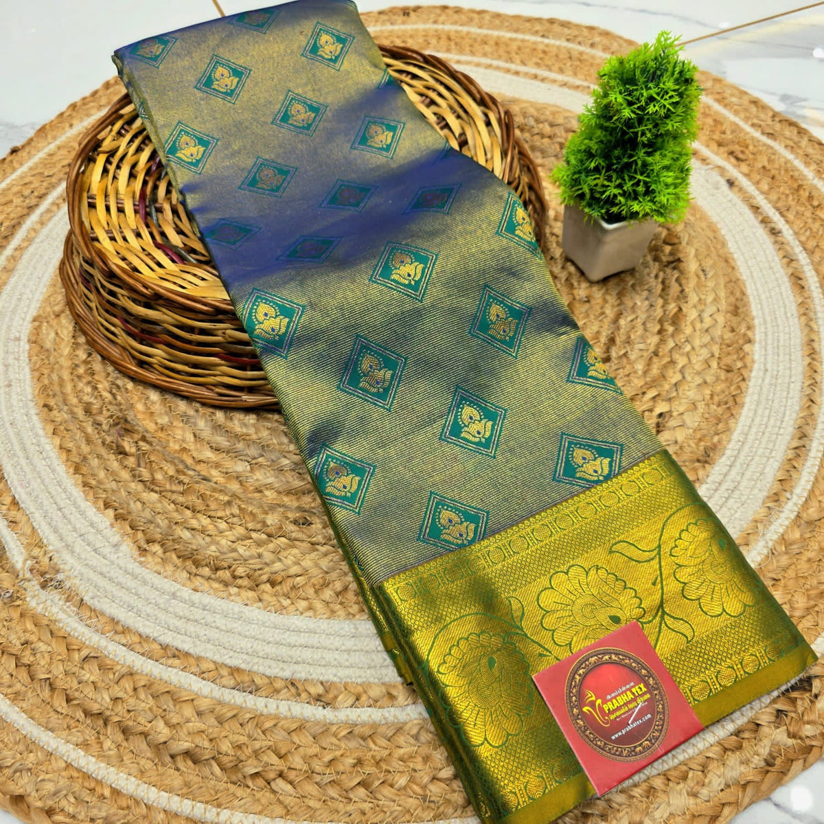 Half Mixed Silk saree