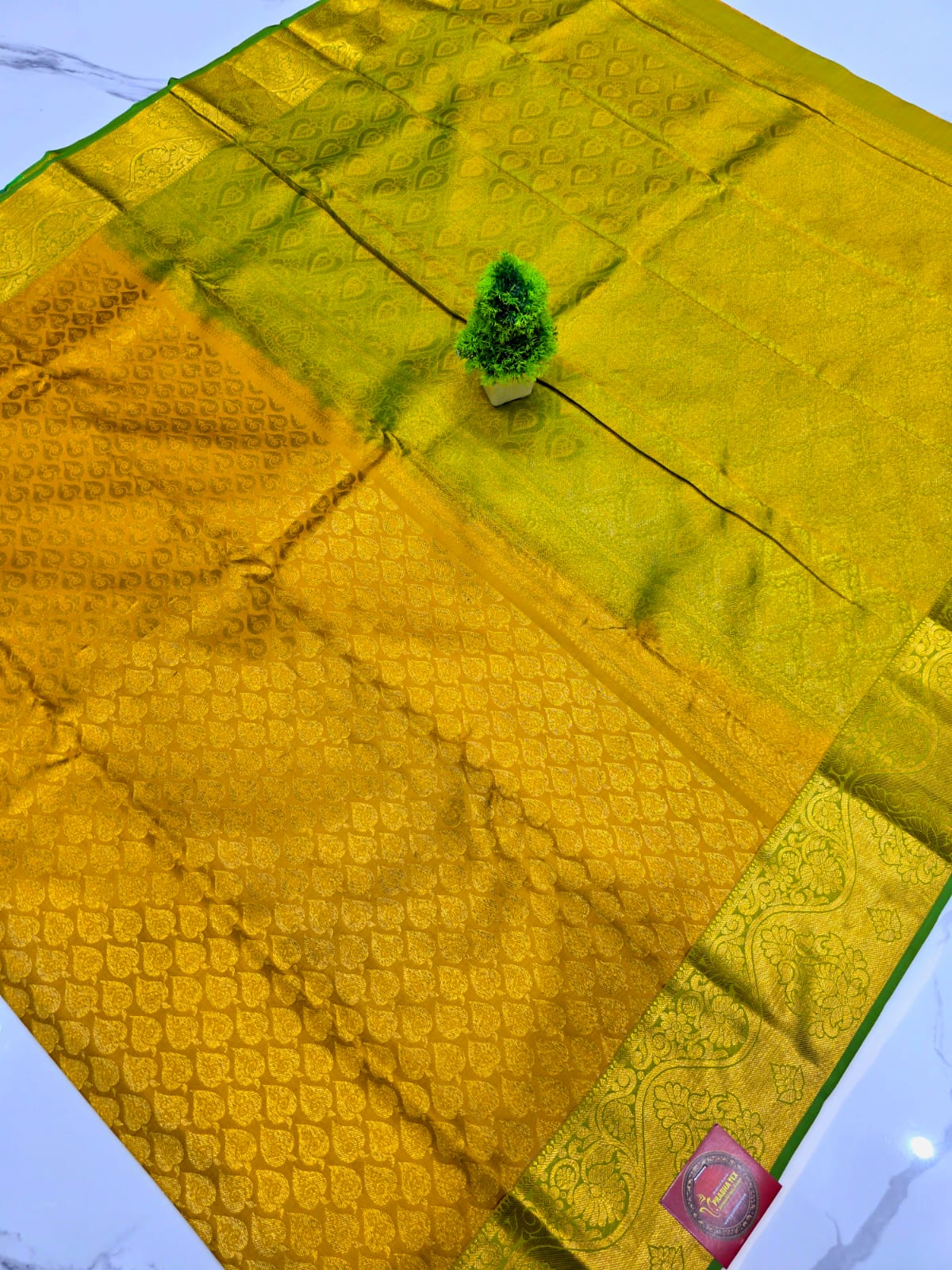 Half Mixed Silk saree