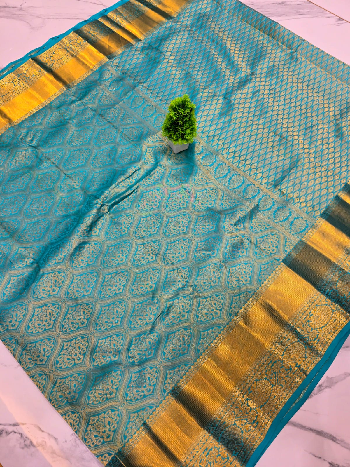Half Mixed Silk saree