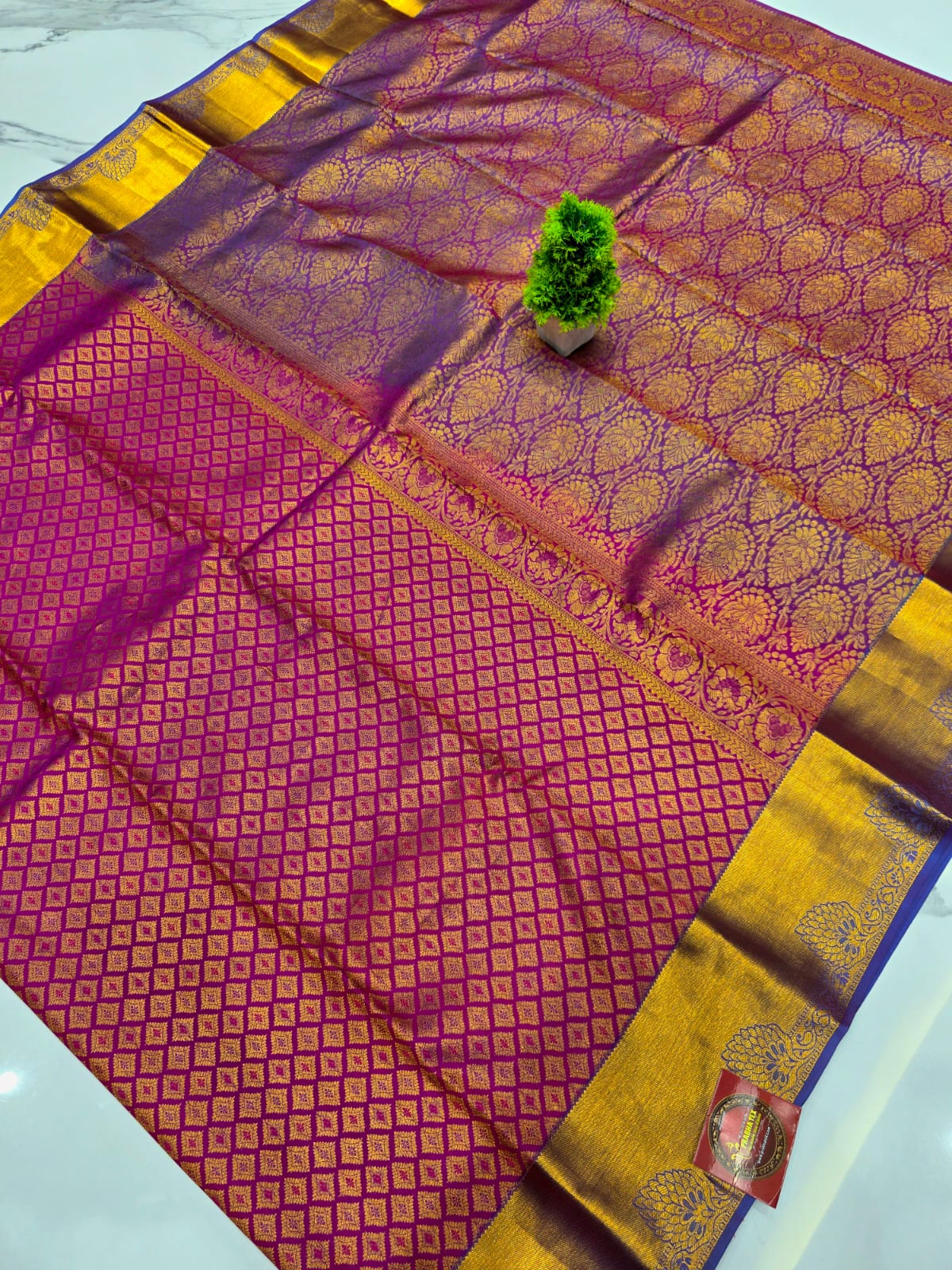 Half Mixed Silk saree
