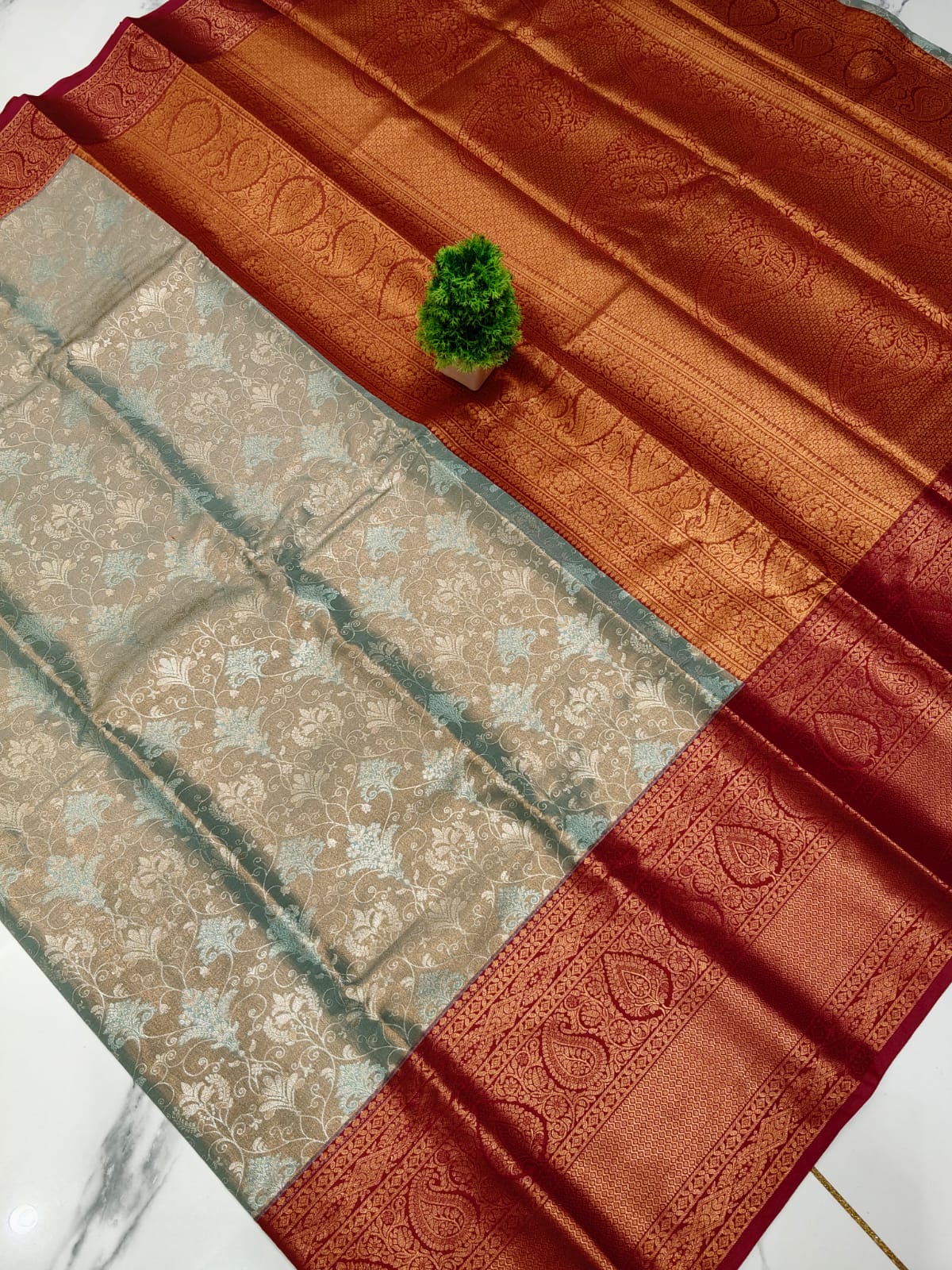 BRIDAL TISSUE SAREE