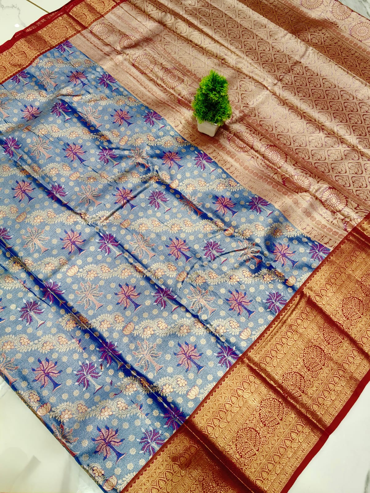 BRIDAL TISSUE SAREE