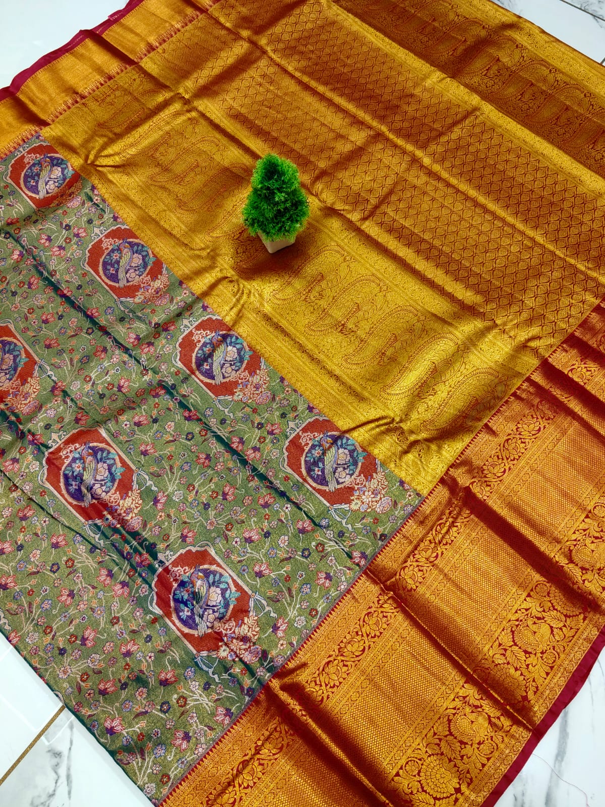 BRIDAL TISSUE SAREE