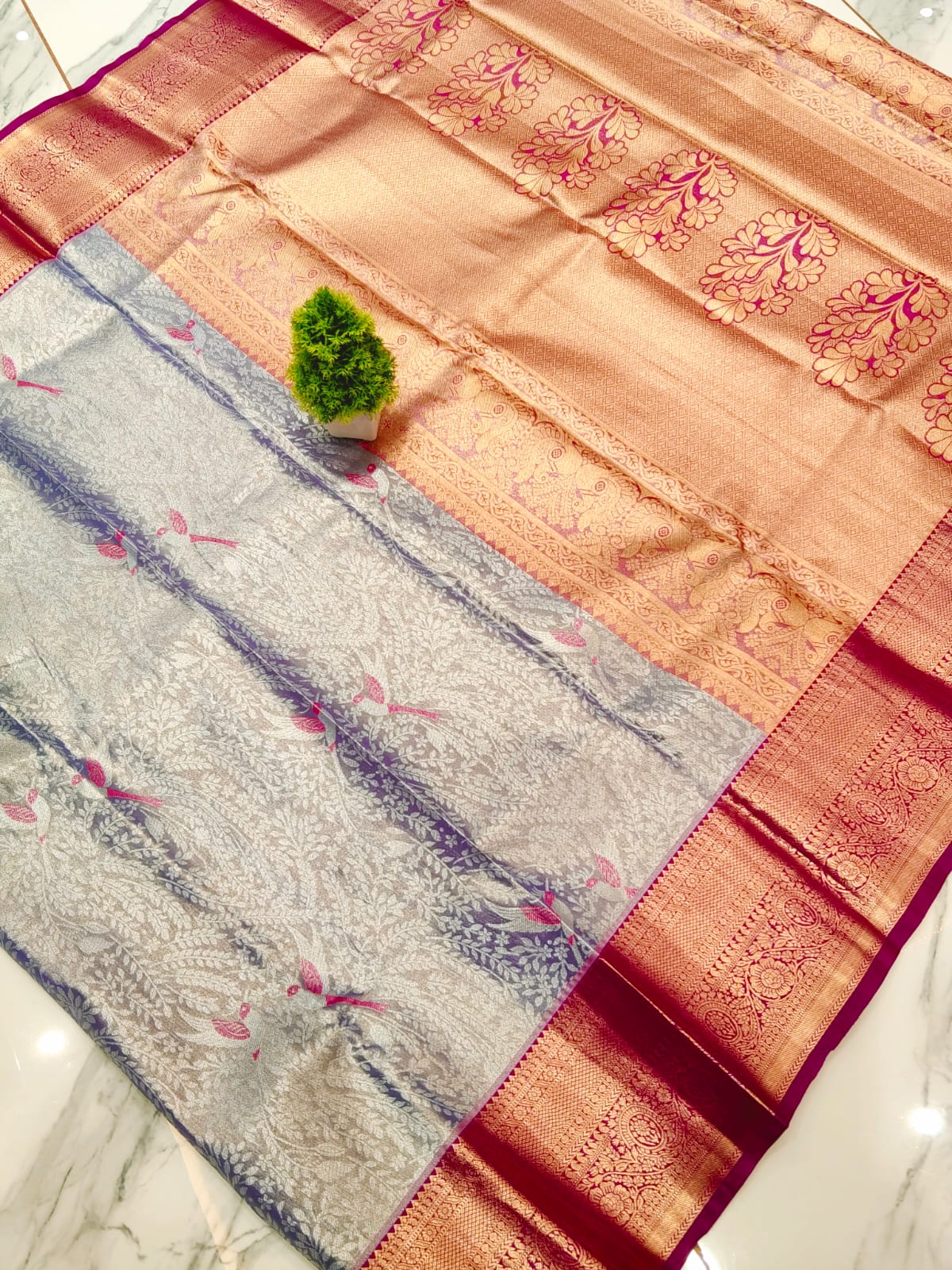 BRIDAL TISSUE SAREE