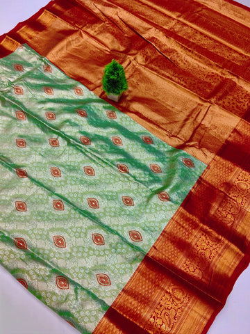 BRIDAL TISSUE SAREE