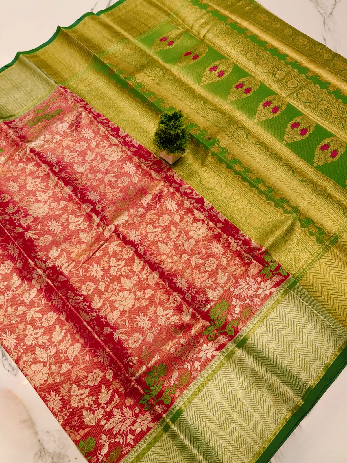 BRIDAL TISSUE SAREE