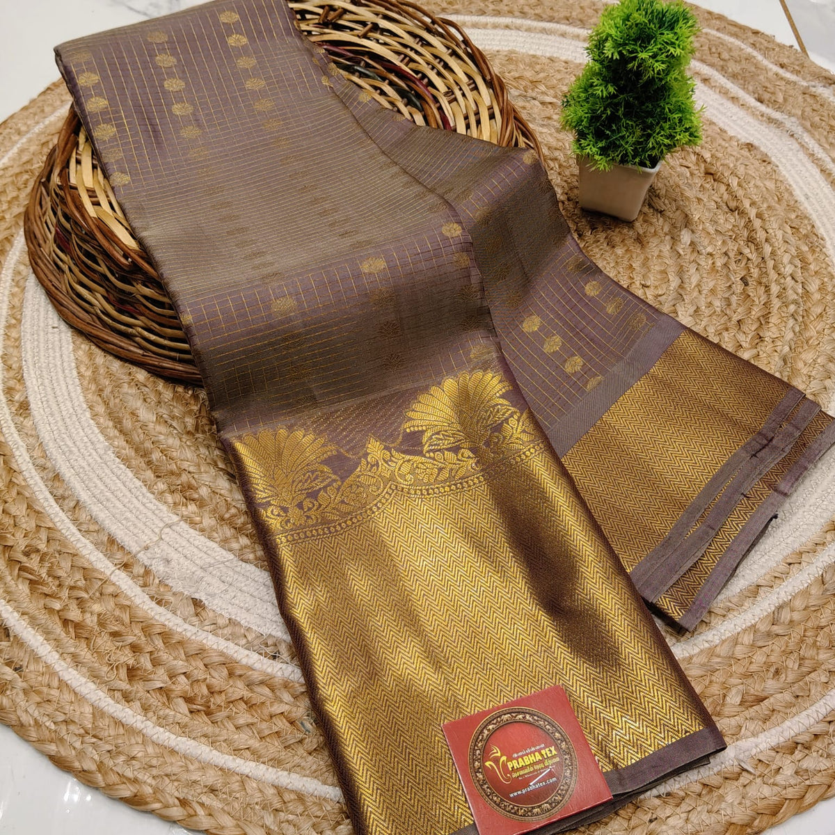 SEMI PURE SOFT SILK SAREE  NOTE: DRY WASH