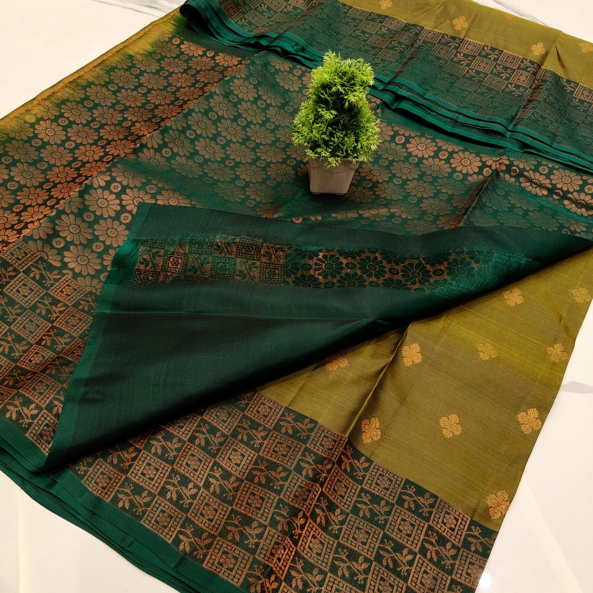 SEMI PURE SOFT SILK SAREE NOTE: DRY WASH