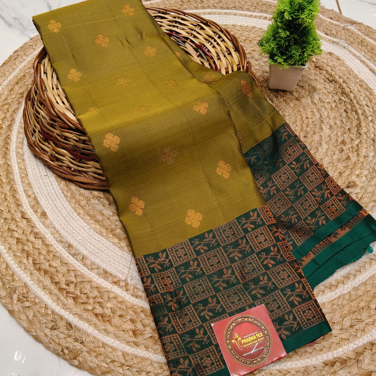 SEMI PURE SOFT SILK SAREE NOTE: DRY WASH