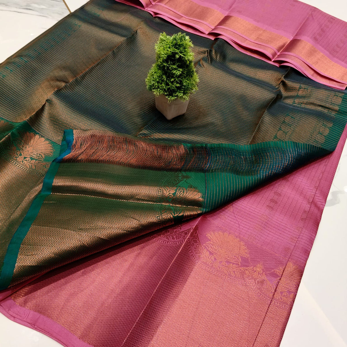 SEMI PURE SOFT SILK SAREE  NOTE: DRY WASH