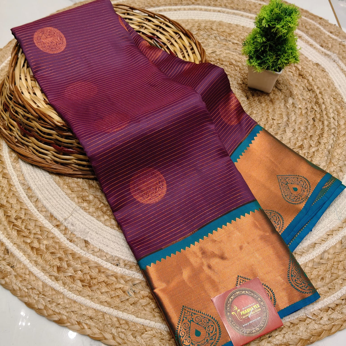 SEMI PURE SOFT SILK SAREE  NOTE: DRY WASH