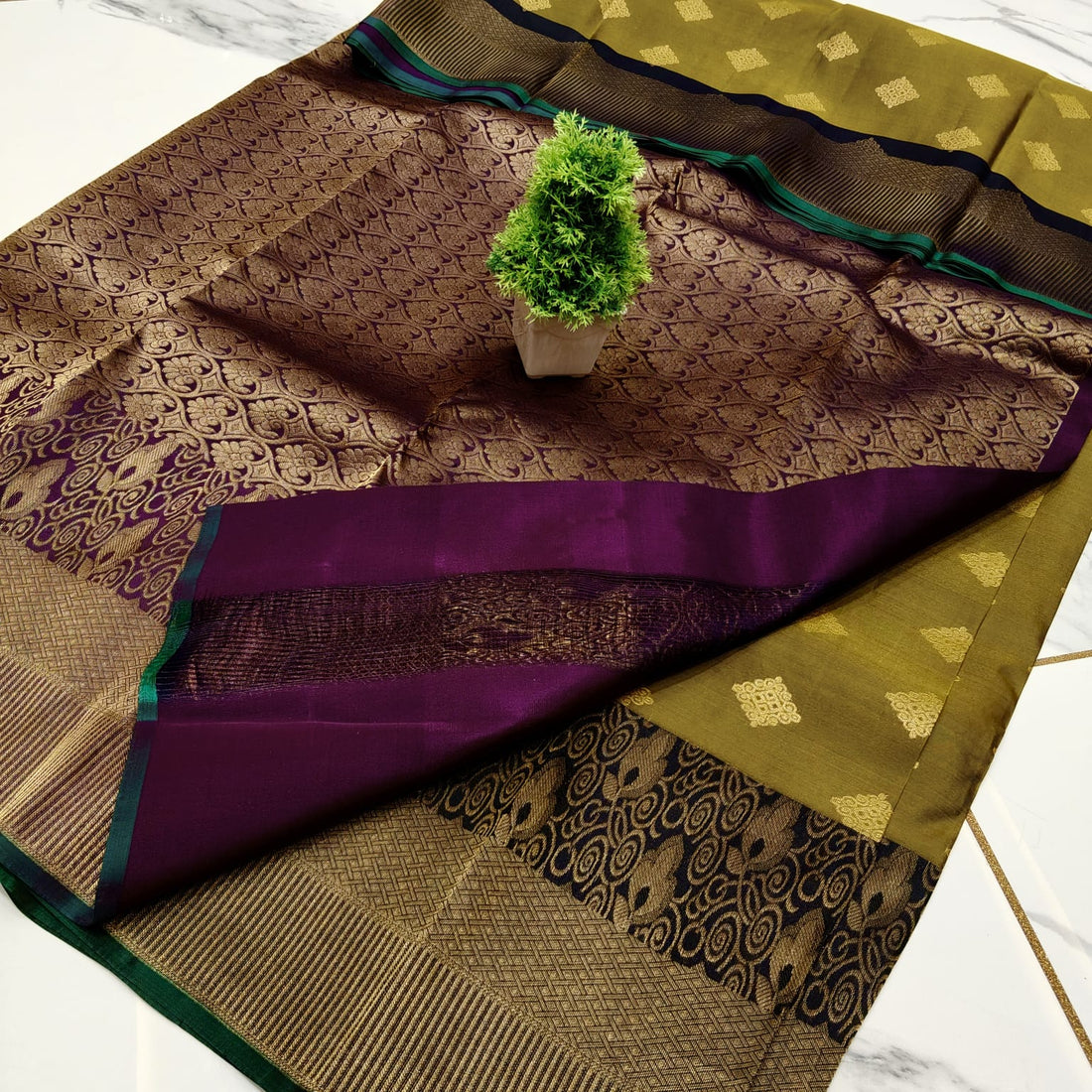 SEMI PURE SOFT SILK SAREE  NOTE: DRY WASH