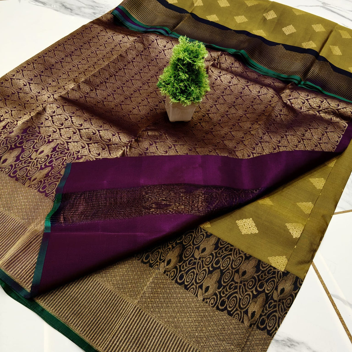 SEMI PURE SOFT SILK SAREE  NOTE: DRY WASH
