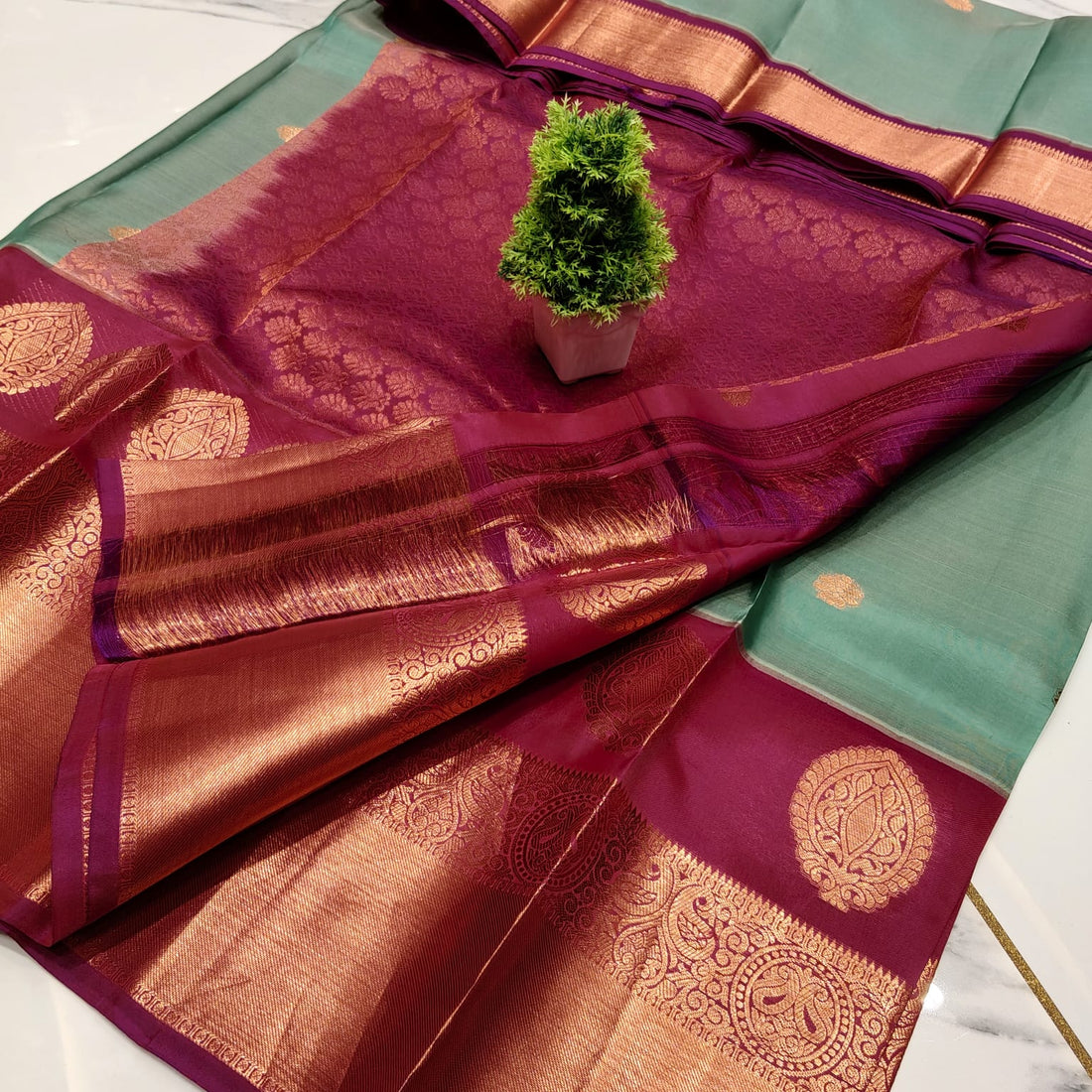 SEMI PURE SOFT SILK SAREE  NOTE: DRY WASH