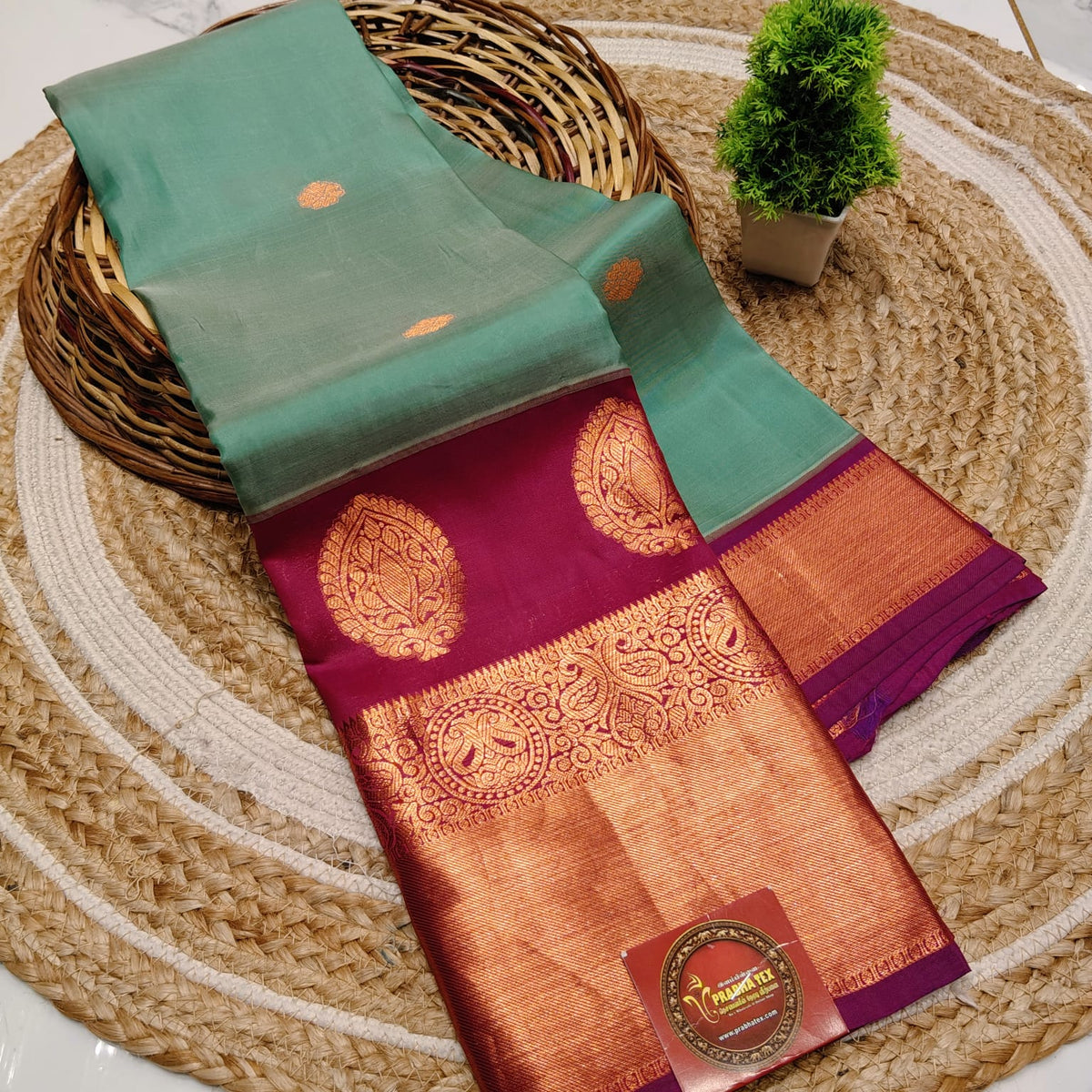 SEMI PURE SOFT SILK SAREE  NOTE: DRY WASH