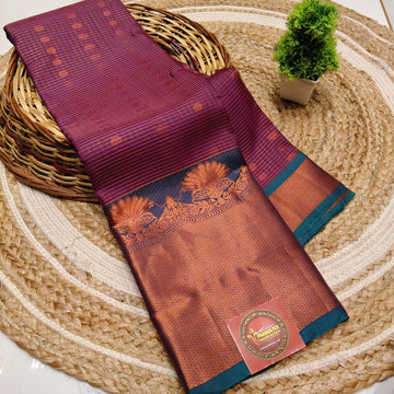 SEMI PURE SOFT SILK SAREE  NOTE: DRY WASH