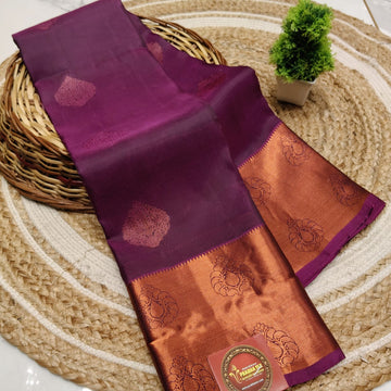 SEMI PURE SOFT SILK SAREE  NOTE: DRY WASH