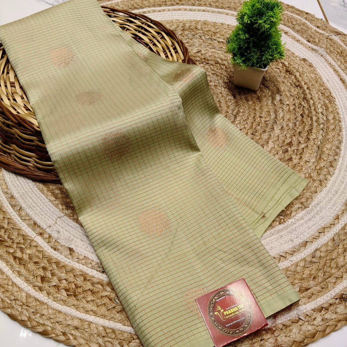 HALF MIXED SOFT SILK SAREE  NOTE: DRY WASH