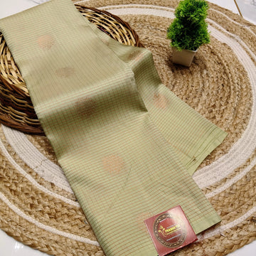 HALF MIXED SOFT SILK SAREE  NOTE: DRY WASH
