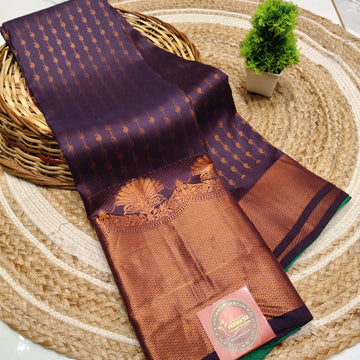 SEMI PURE SOFT SILK SAREE  NOTE: DRY WASH