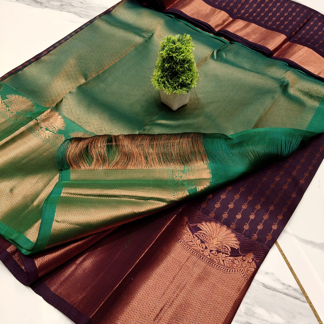 SEMI PURE SOFT SILK SAREE  NOTE: DRY WASH