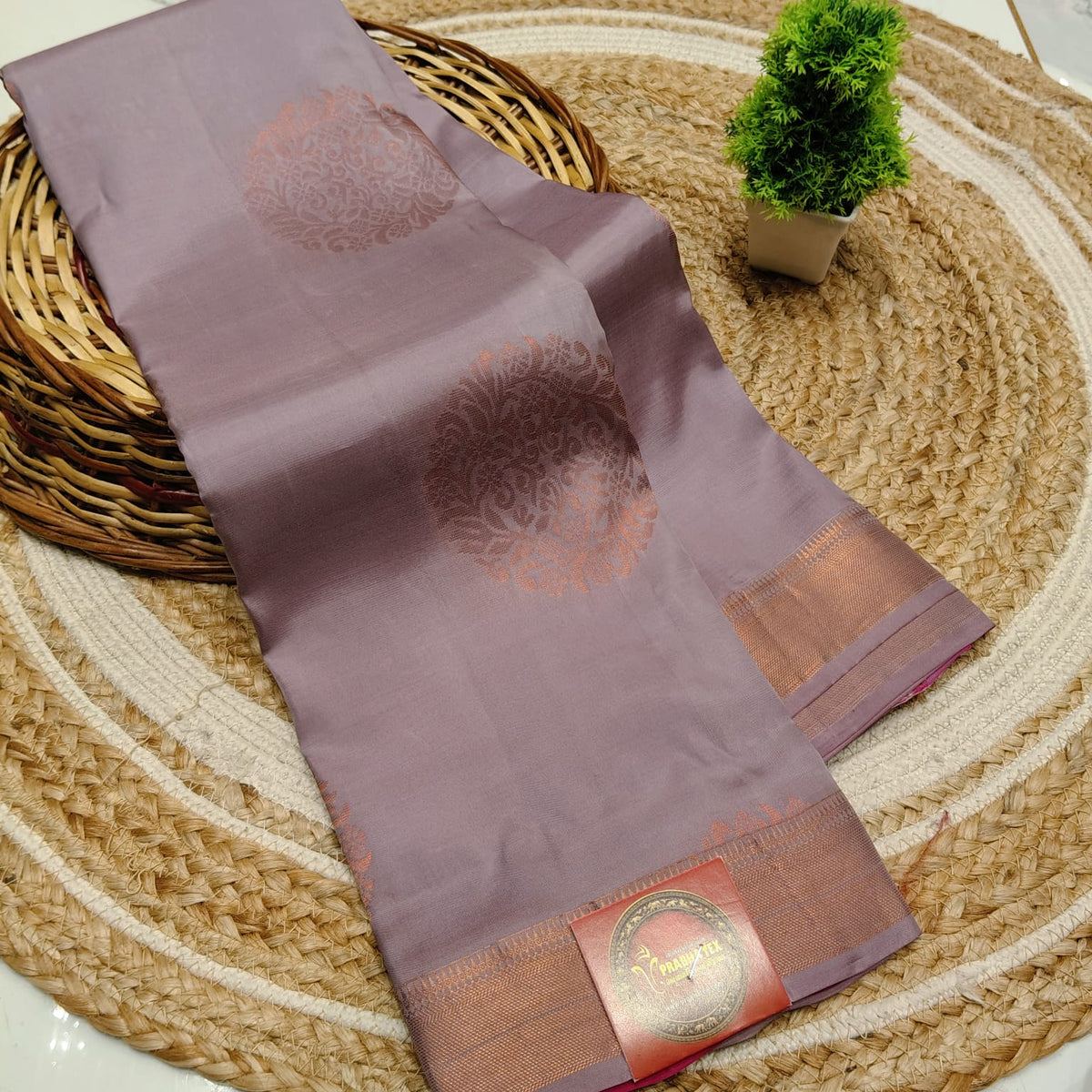 SEMI PURE SOFT SILK SAREE  NOTE: DRY WASH